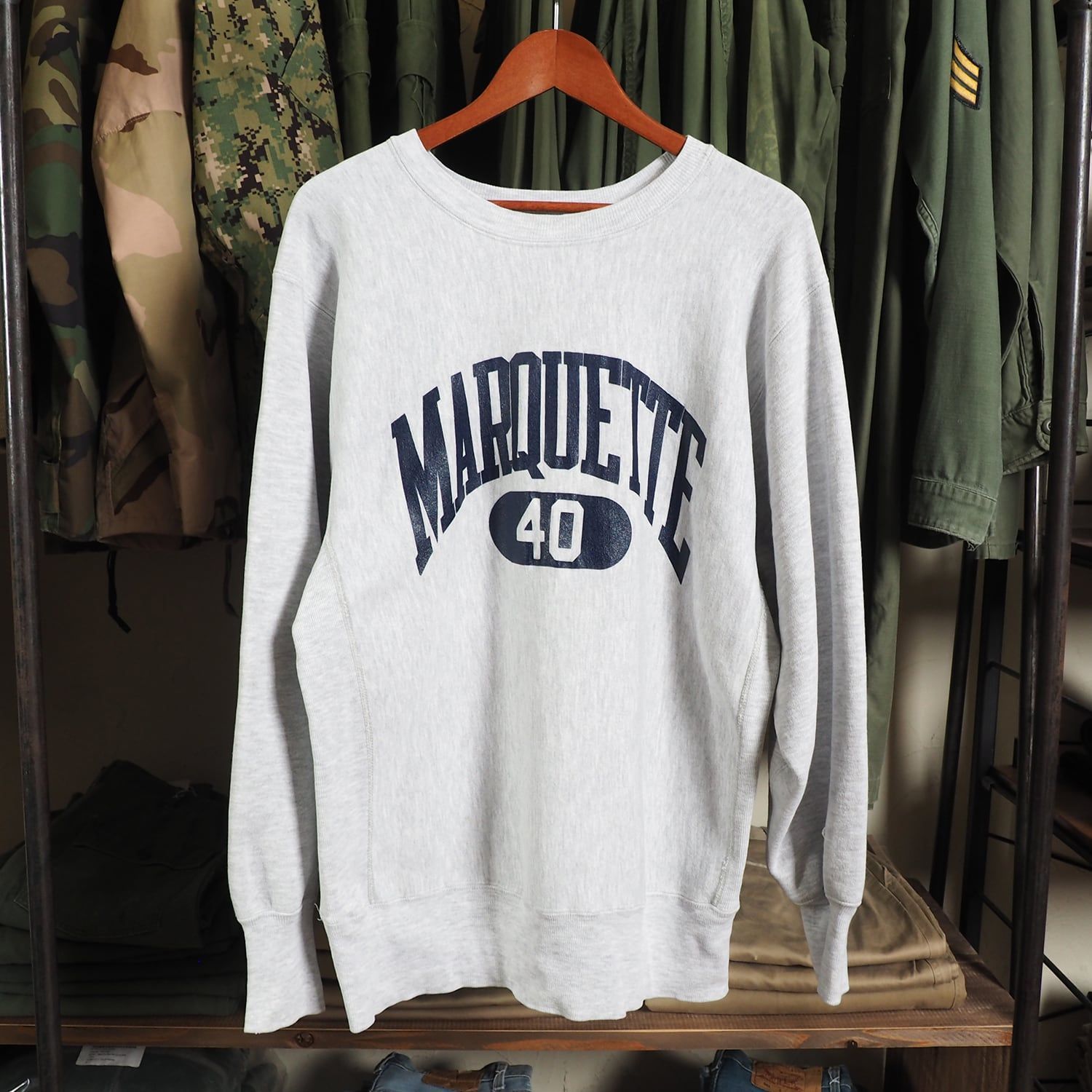 【美品】チャンピオン リバースウィーブ 刺繍タグ カレッジロゴ Champion vintage チャンピオン ヴィンテージ スウェット