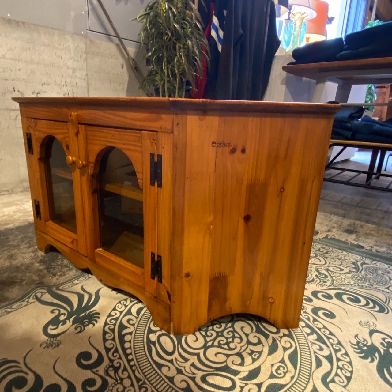 Enfan アンファン コーナーTVボード テレビ台 パイン材○KC02N057