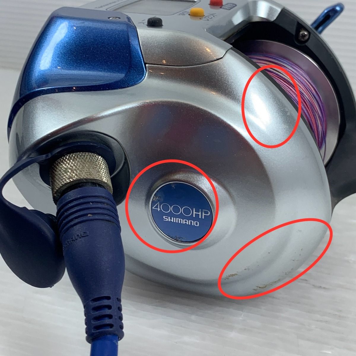 釣り用品 リール 電動リール SHIMANO 01929 キズ有 程度B 05電動丸