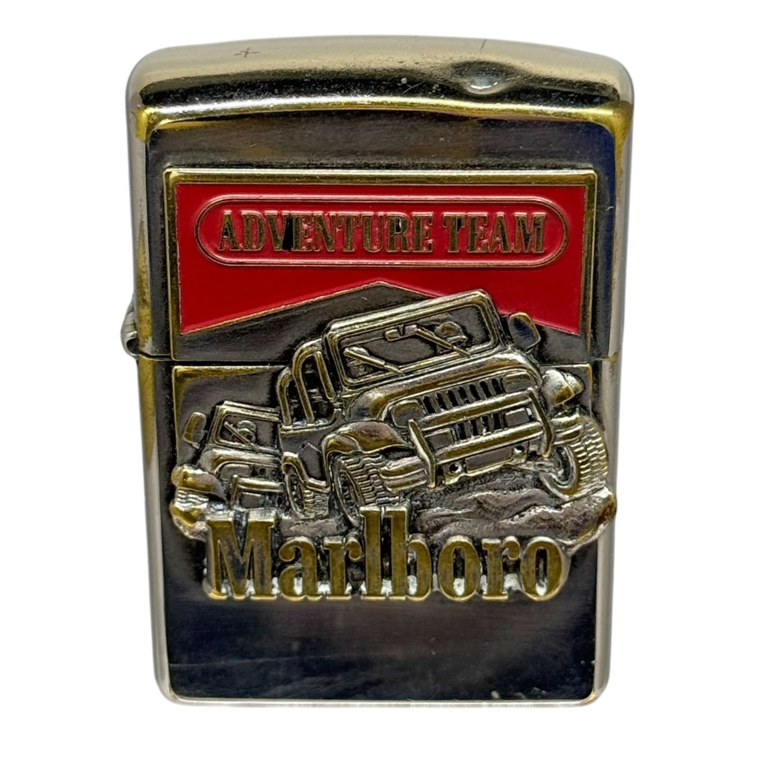Zippo ジッポー Marlboro ADVENTURE TEAM 98年 シルバー USA製 米国製 