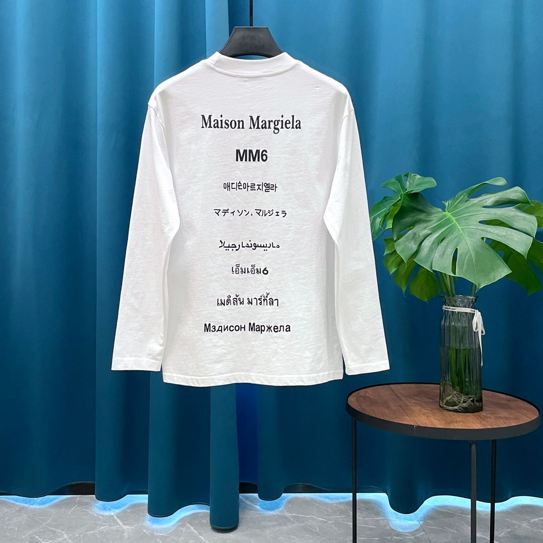 新品 Maison Margiela 長袖Tシャツ 男女兼用