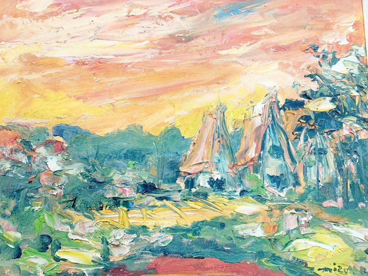 油彩 油絵