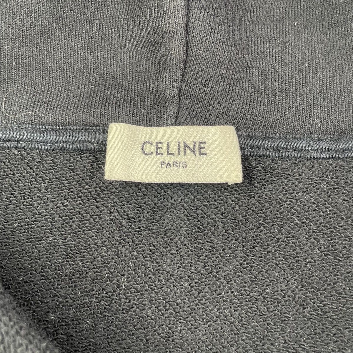 中古】 CELINE セリーヌ ルーズ ジップ フーディー 2Y497670Q