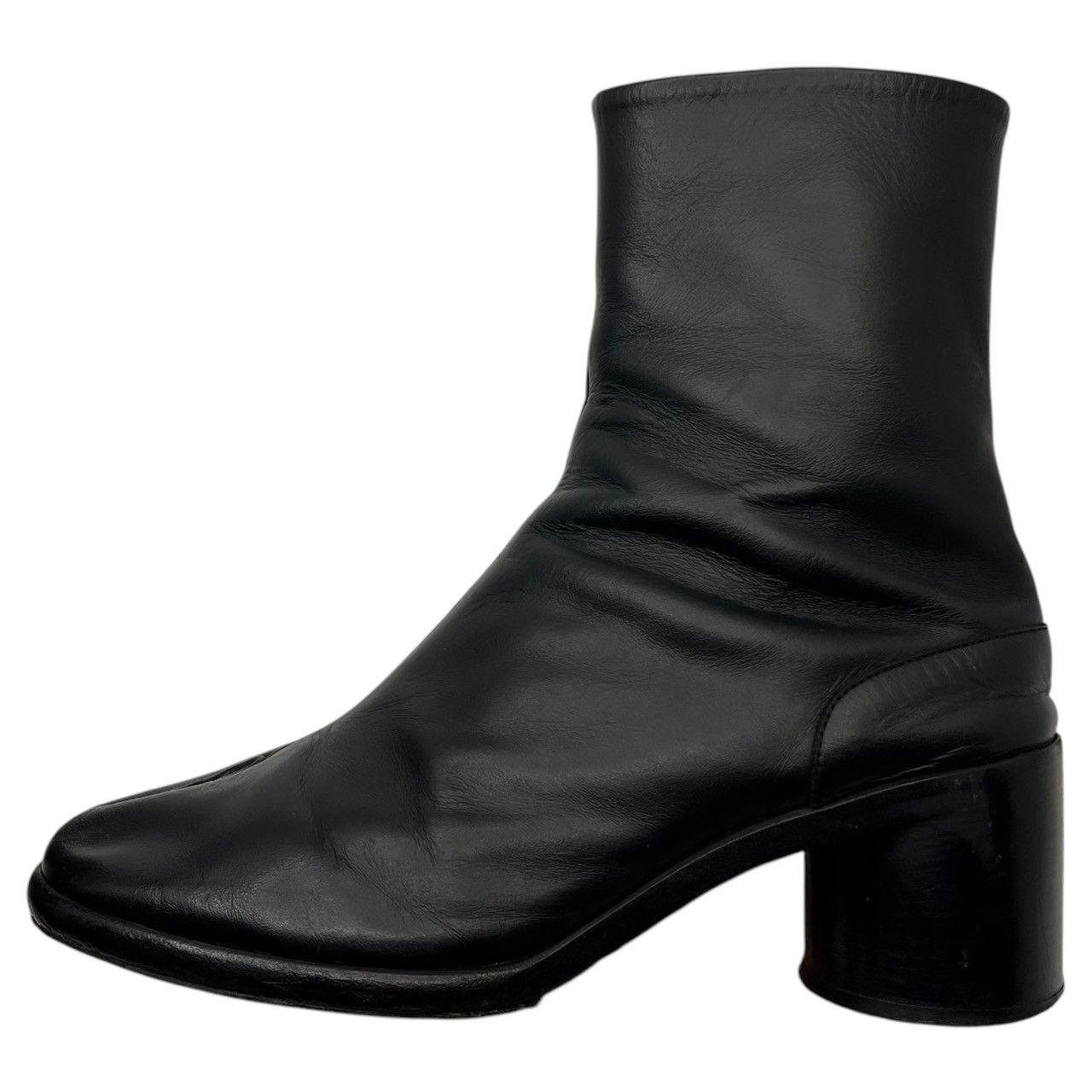 MAISON MARGIELA(メゾンマルジェラ) 21SS TABI BOOTS 足袋 ブーツ S57WU0132 41(26.5cm程度) ブラック  レザー - メルカリ