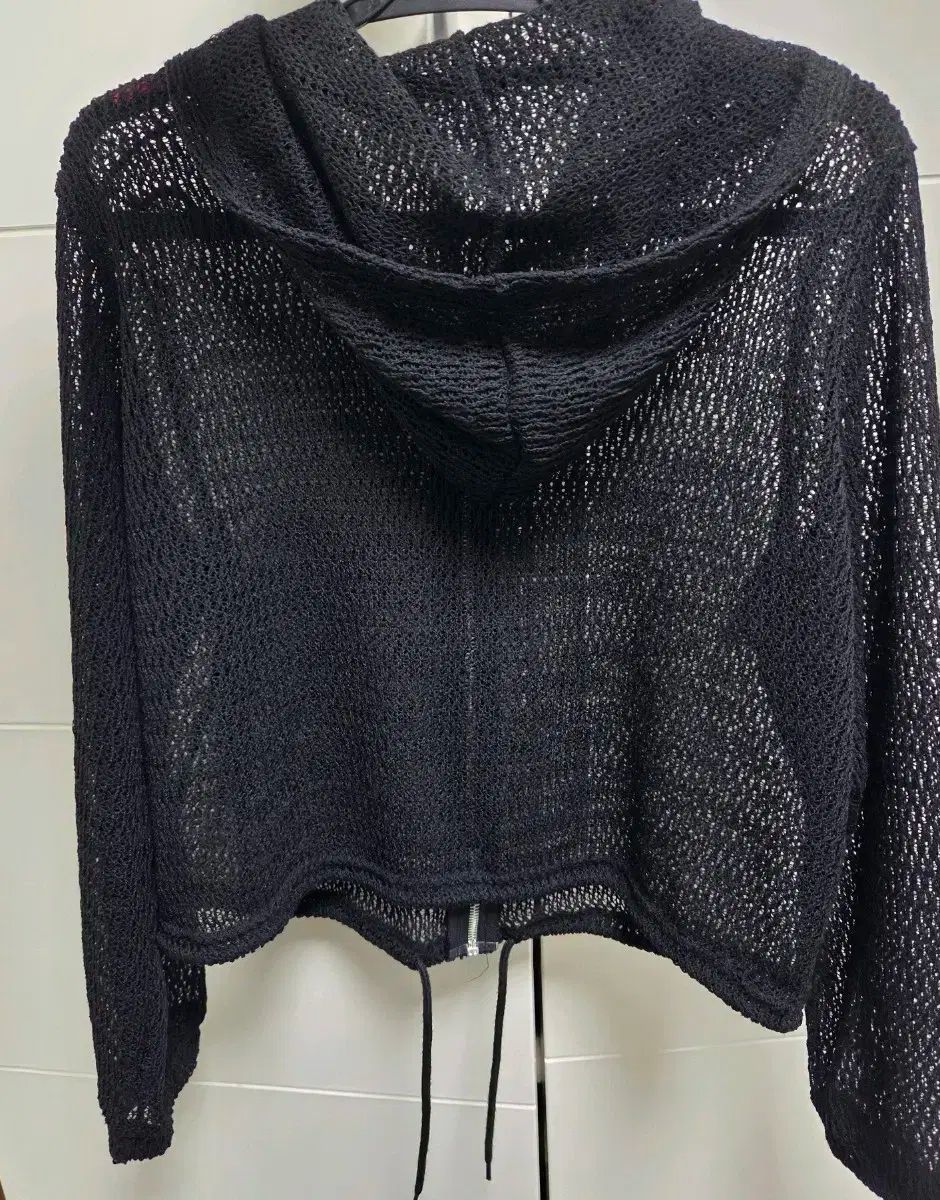 ニコアンド be with M Misayo メッシュパーカー オフホワイト メッシュ