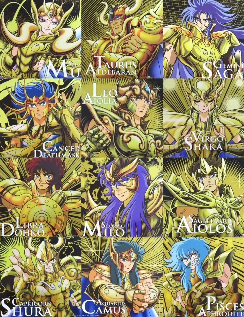 聖闘士星矢 一番くじ　黄金聖闘士編 G賞 メタリック色紙 2枚セット 一番くじ 聖闘士星矢 黄金聖闘士編｜一番くじ倶楽部｜BANDAI