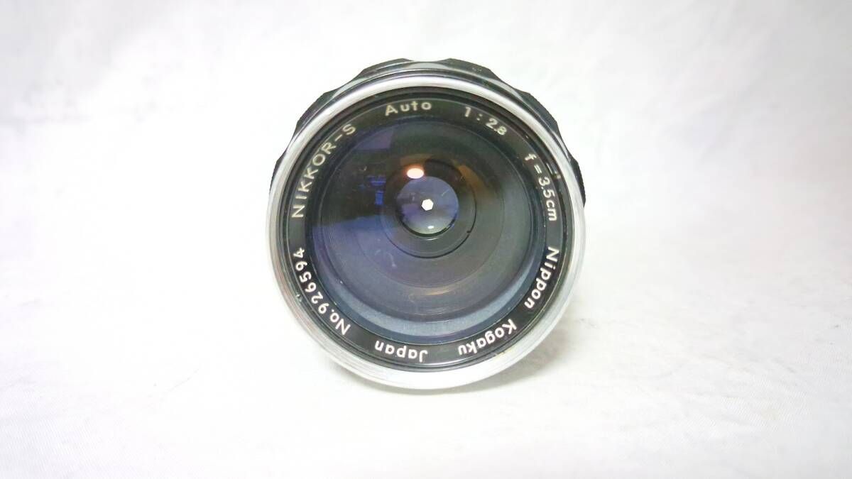 希少・動作良好・外観並品・光学綺麗☆NIKON ニコン PAT.PEND.刻印 NIKKOR-S Auto 3.5cm F2.8 Nippon  Kogaku 35mm 非Ai MF オールドレンズ - メルカリ