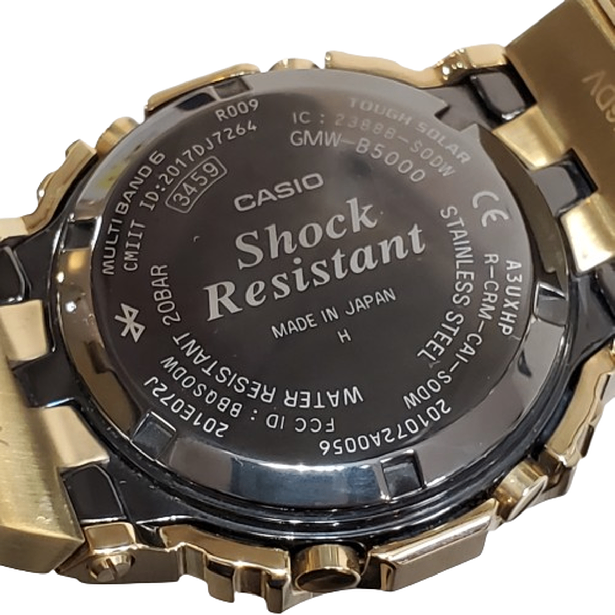 G-SHOCK ジーショック CASIO カシオ 腕時計 GMW-B5000GD-9 ORIGIN フルメタル Bluetooth 電波ソーラー ゴールド デジタル