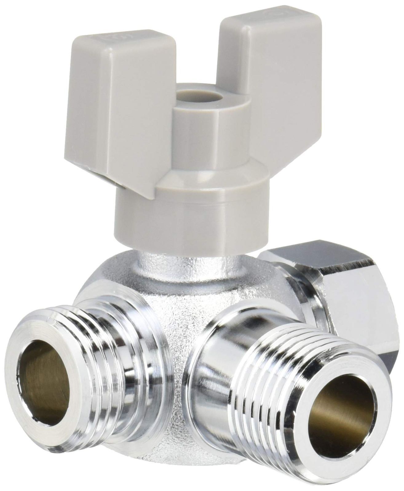 片ナット付き カクダイ 三方ボール切替弁 片ナットつき 650-205-13