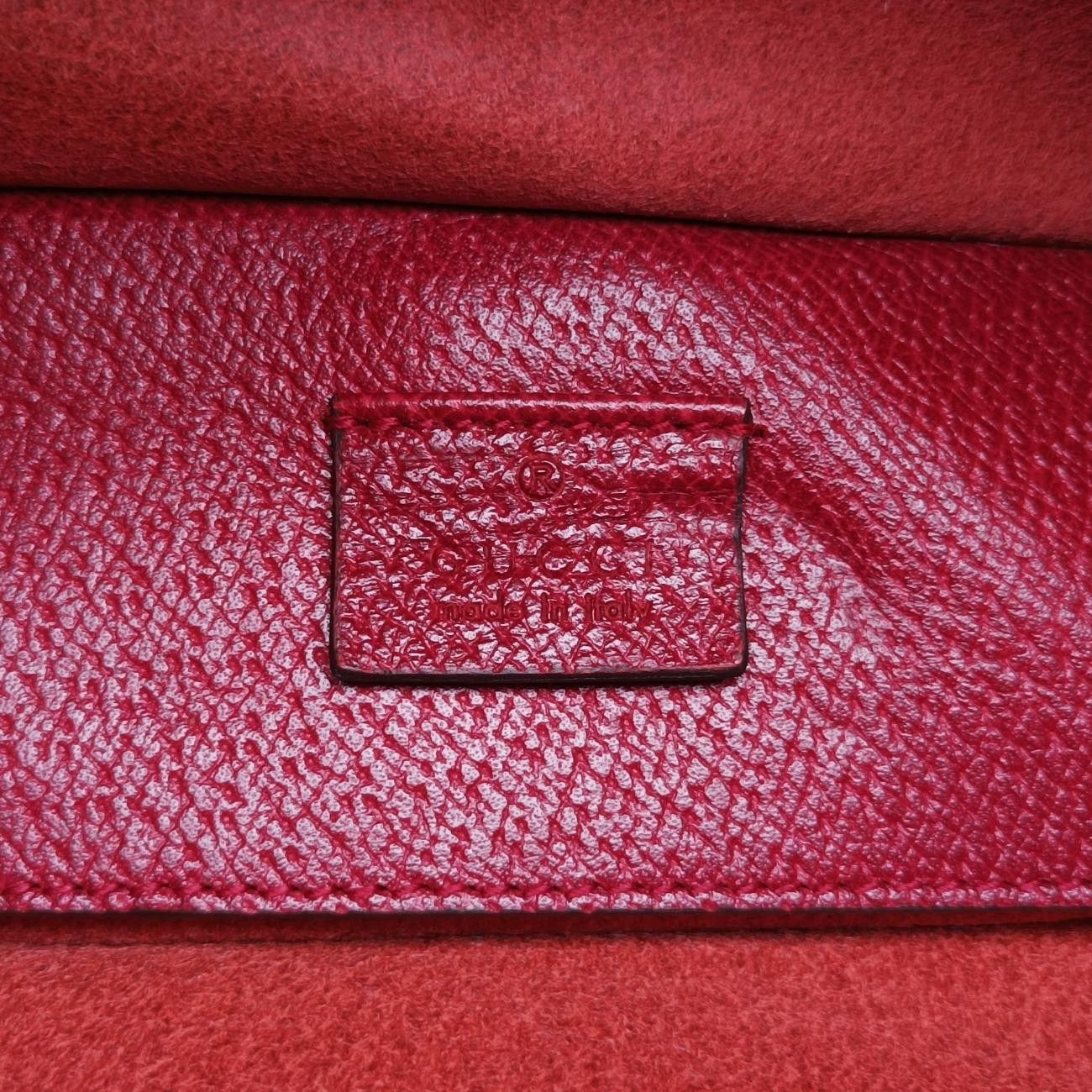 グッチGucciバンブーレッドレザー484676B022976261