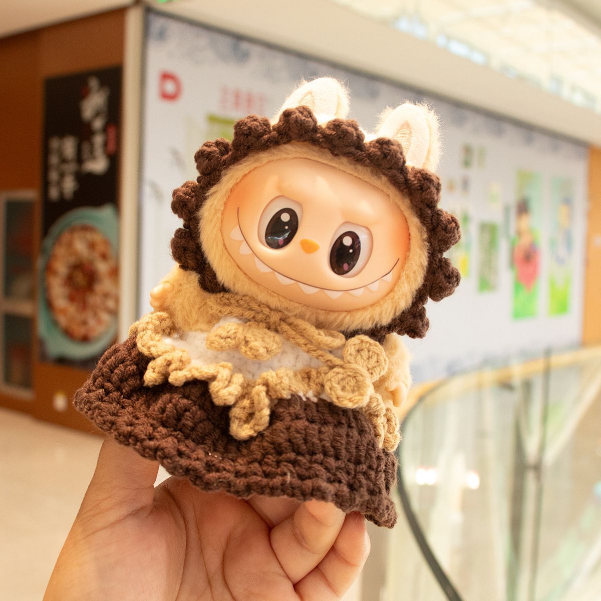 labubu ぬいぐるみ 服 着せ替え LABUBU ラブブ ぬいぐるみ 17cm