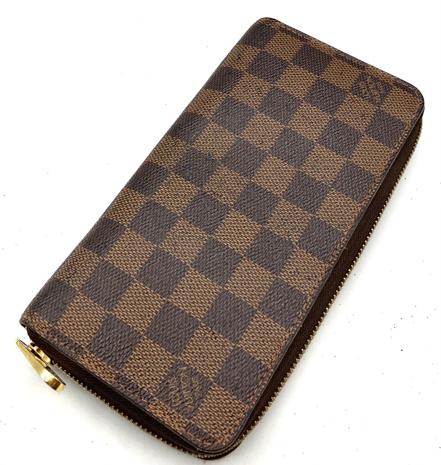 鑑定済み】正規品 ルイヴィトン LOUIS VUITTON ダミエ ジッピー  
