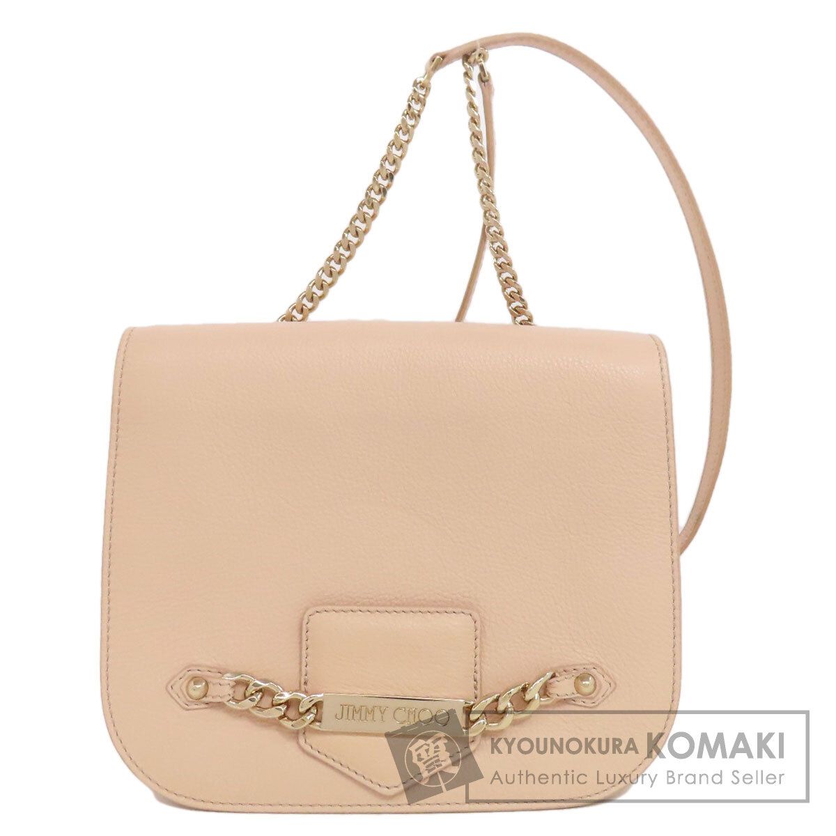 超美品‼️ JIMMY CHOO ジミーチュウ　ショルダーバッグ チェーンバック Jimmy Choo ジミーチュウ チェーンショルダー ショルダーバッグ レザー
