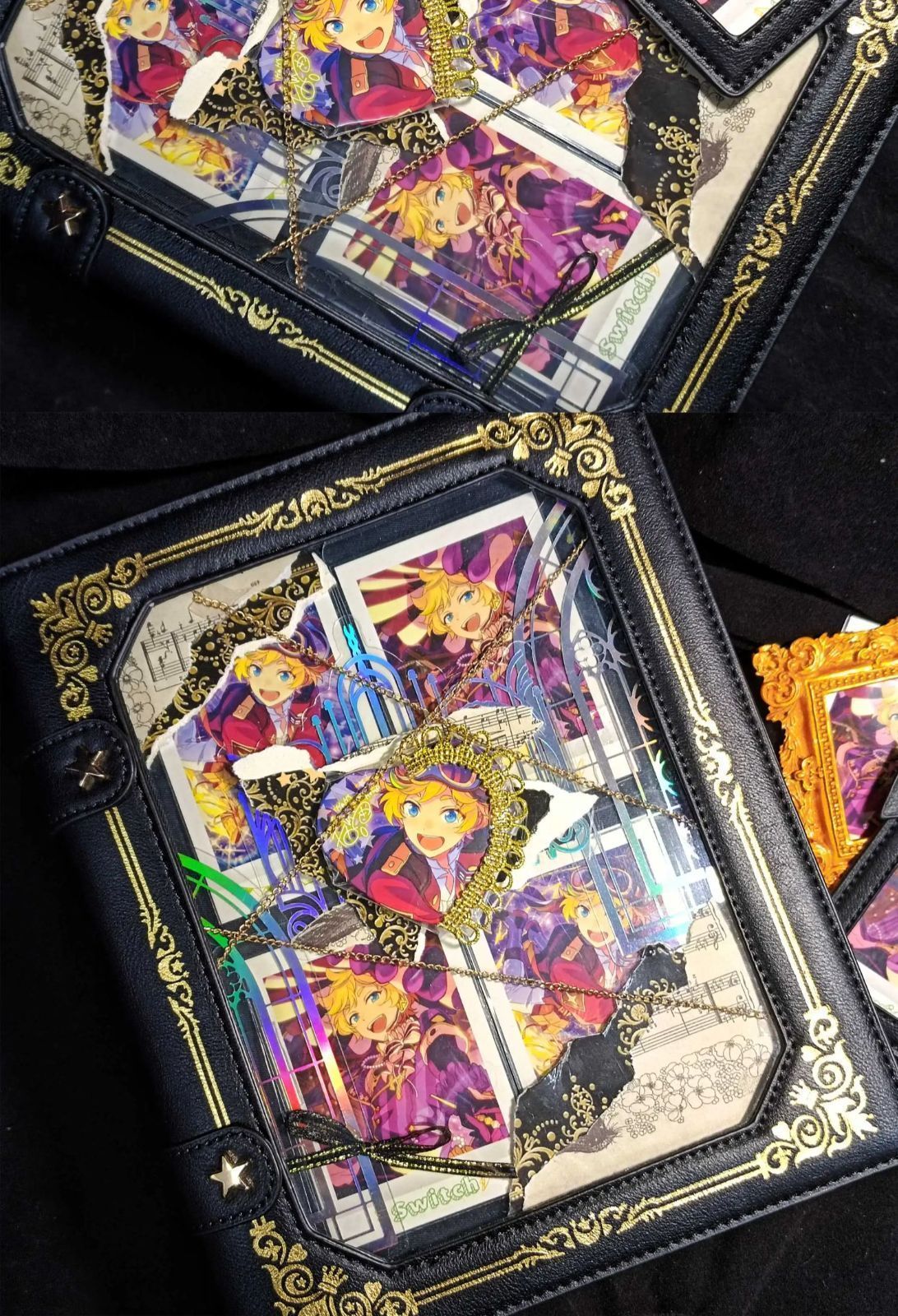 痛バッグ 箔押しデザイン