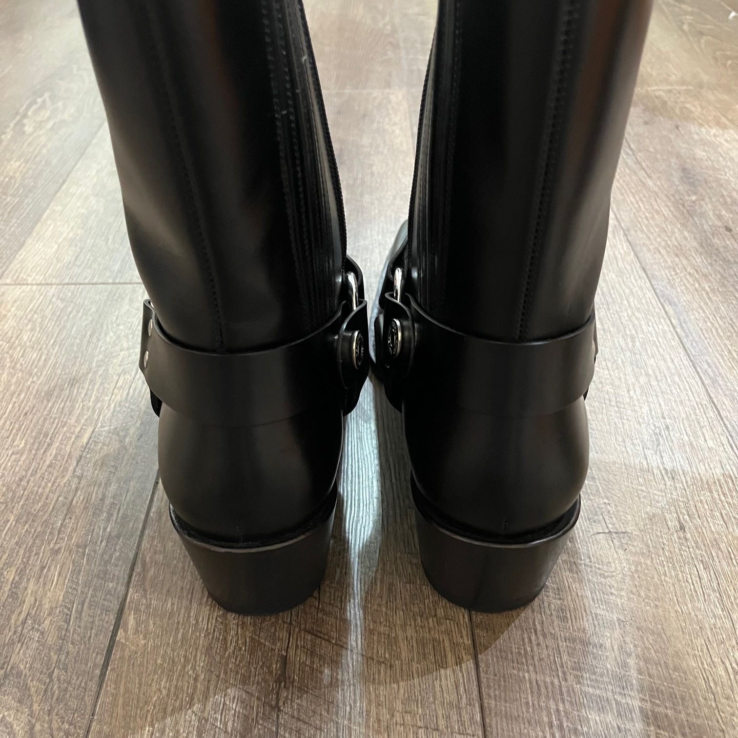 DSQUARED2 Flat Boots レザー リング ブーツ シューズ BOM0014 ディー 