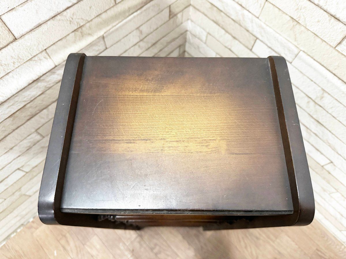 飛騨の家具 キツツキマーク 木製 スリッパラック オファー 5段