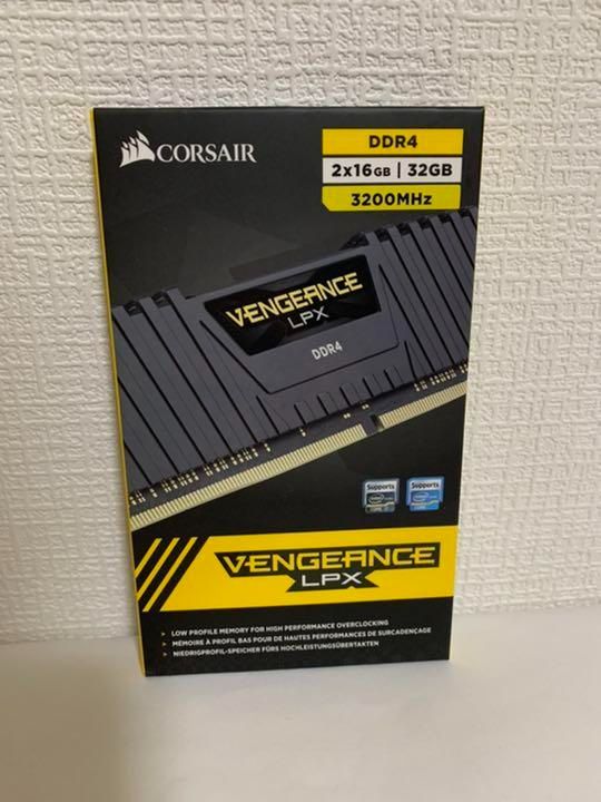 【新品未使用】 CORSAIR DDR4 32GB 3200MHz16GBx2枚