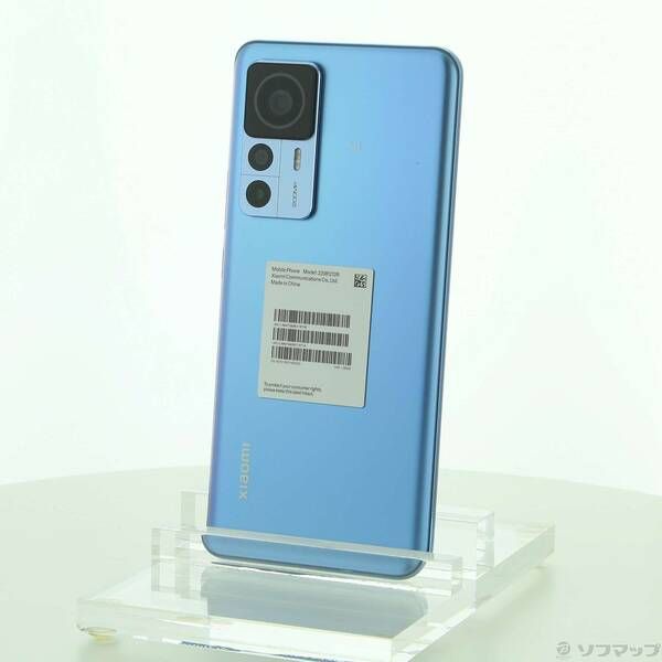 展示品〕 Xiaomi 12T Pro 128GB ブルー SIMフリー【258】 展示品〕 Xiaomi 12T Pro 128GB ブルー SIMフリー【258】