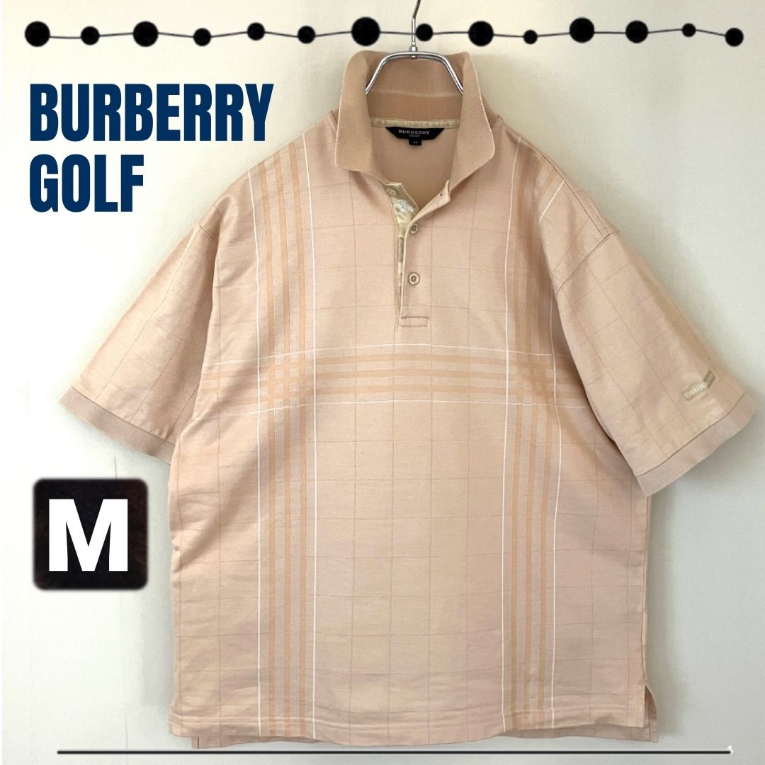 バーバリーゴルフ☆ノバチェック柄ポロシャツ☆BURBERRY GOLF