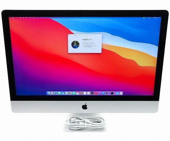 Apple iMac 5K 27インチ 2014 i7-4790K 4.00GHz 16GB SSD 128GB HDD 3.0TB