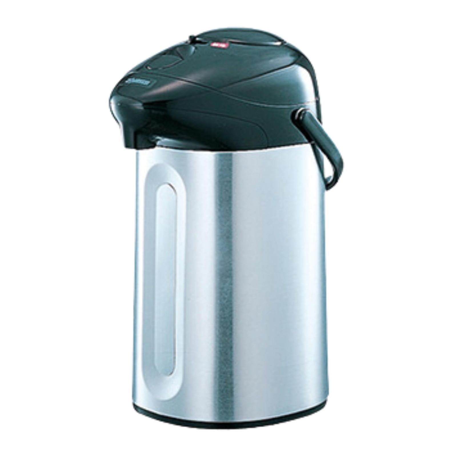 象印 ZOJIRUSHI ガラスマホービン 押すだけポット 3.0L 中せんなし お手入れカンタン 保温 保冷 ステンレス ABF30S-XA