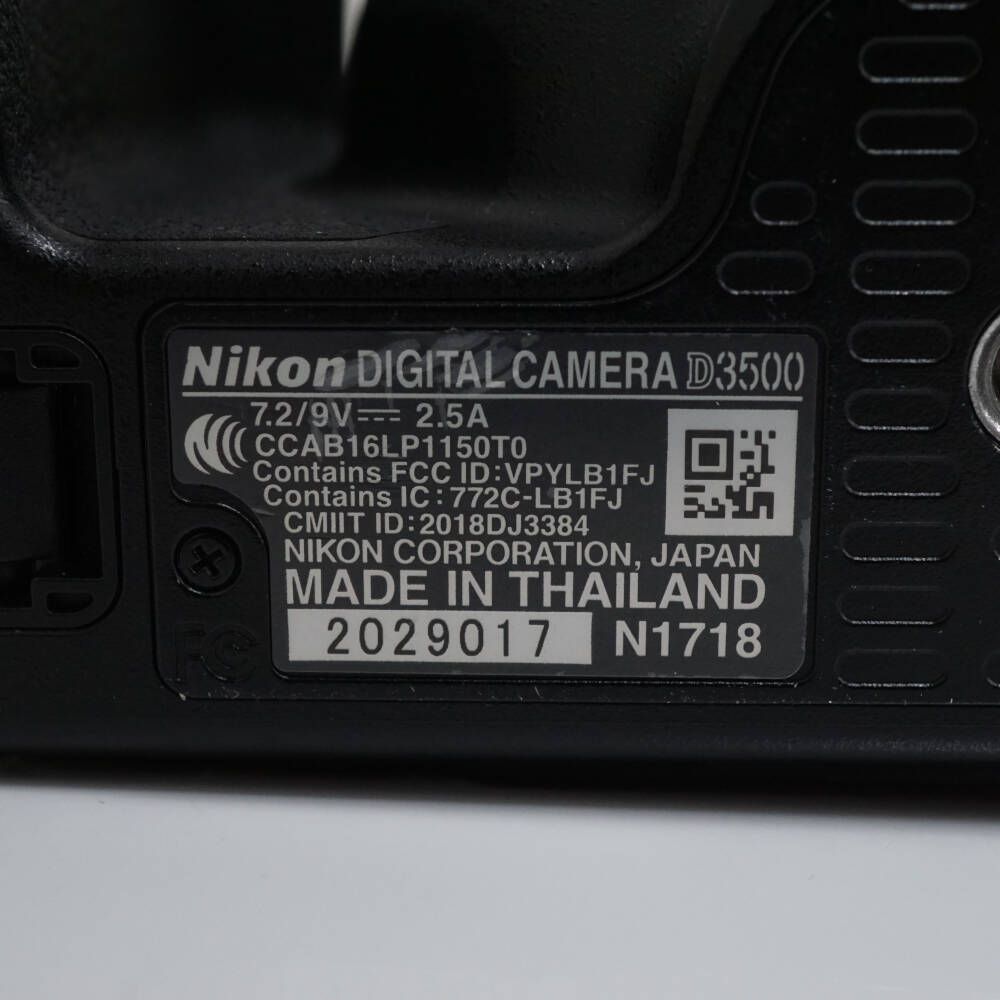 Nikon - Nikon D3500 ボディ USED品 DX デジタル一眼 本体+バッテリー APS-C 約2416万画素 完動品 CP0334 ニコン Nikon D3500 ボディ USED品 DX デジタル一眼 本体+