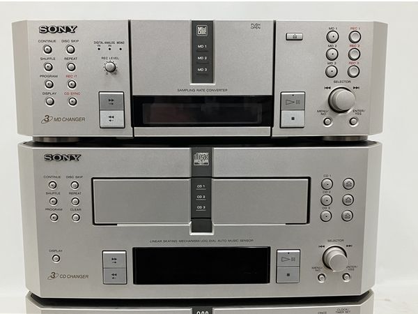 SONY DHC-MD717 ソニー システムコンポ CD MD スピーカーなし 音響機材 