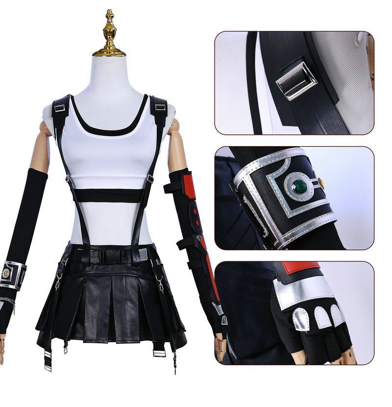 コスプレ衣装 FF7 リメイク フルセット ティファ FF7 リメイクファイナルファンタジーティファコスプレフルセット