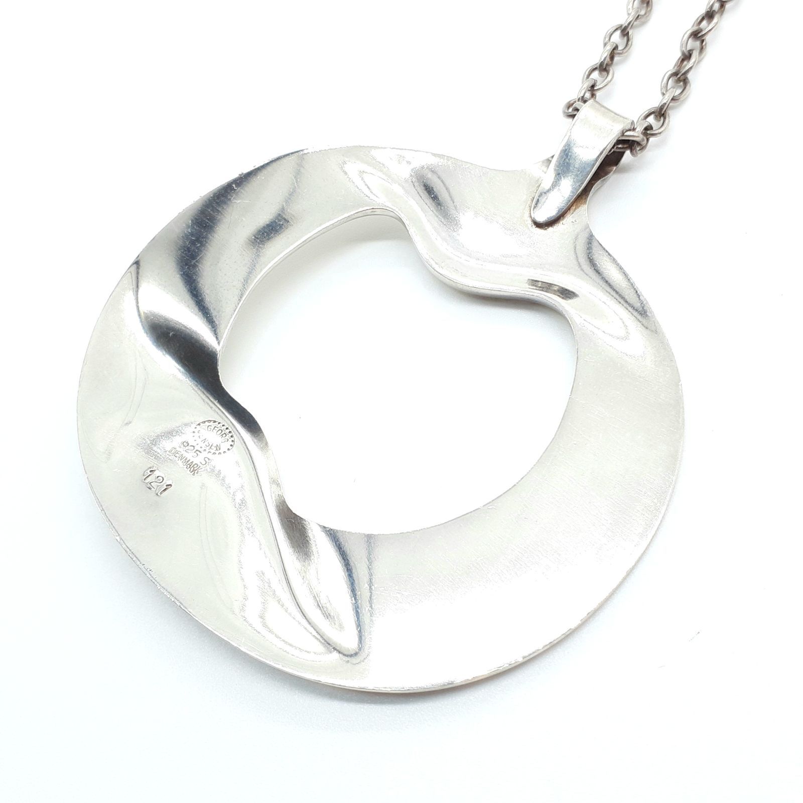 GEORG JENSEN ジョージジェンセン SILVER #121 ペンダント 希少 ロング