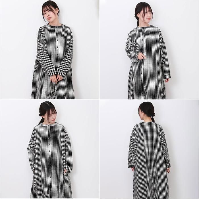 ☆ ブラックチェック2 ☆ Mサイズ ☆ 2WAY チェックワンピース DGY ディージーワイ チェックワンピース 2WAY レディース ワンピース チェックワンピ ワンピ ロングワンピース 羽織 羽織り レディースワンピース ロング ロング丈 前後着用可能