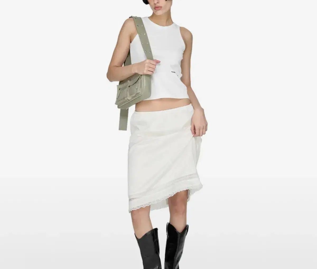 Face the Sunプロシルク レイヤードスカート