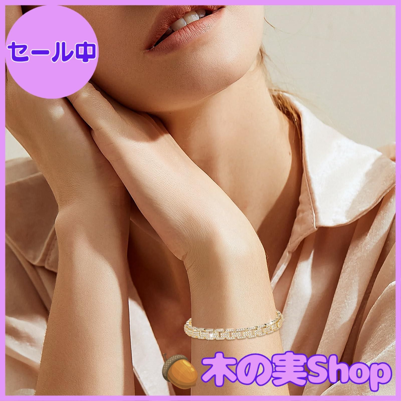 大安売り】[Richapex] ブレスレット 18金 ゴールド フィルド