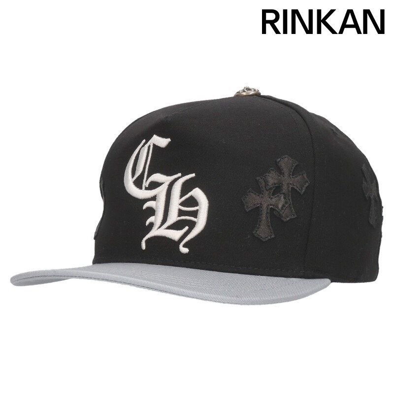 クロムハーツ CH HAT CH刺繍クロスパッチベースボールキャップ メンズ ONE SIZE