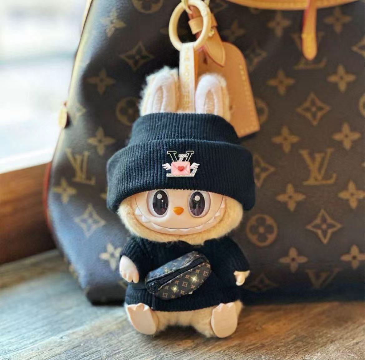 LABUBU 着せ替え服 17センチ 6点セット ラブブ Labubu ぬいぐるみ着 可愛い 17cm着せ替え服6点セット