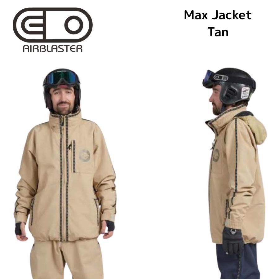 AIRBLASTER エアブラスター 25 26 Max Jacket Tan マックスジャケット タン スノーボードジャケット マックスワービントン