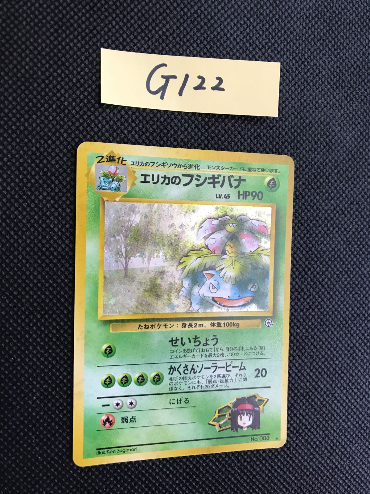 良品 ポケモンカード 旧裏 キラ エリカのフシギバナ ポケモンカード】 エリカのフシギバナ LV.45 R | トレカの激安