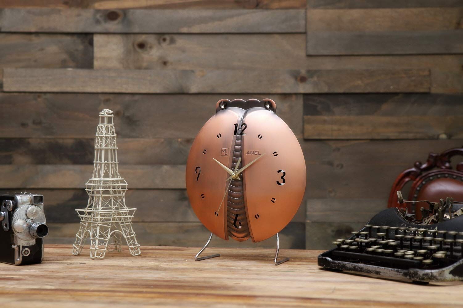 掛け時計テントウムシ掛け時計 トップ bronze burnish インテリア（B