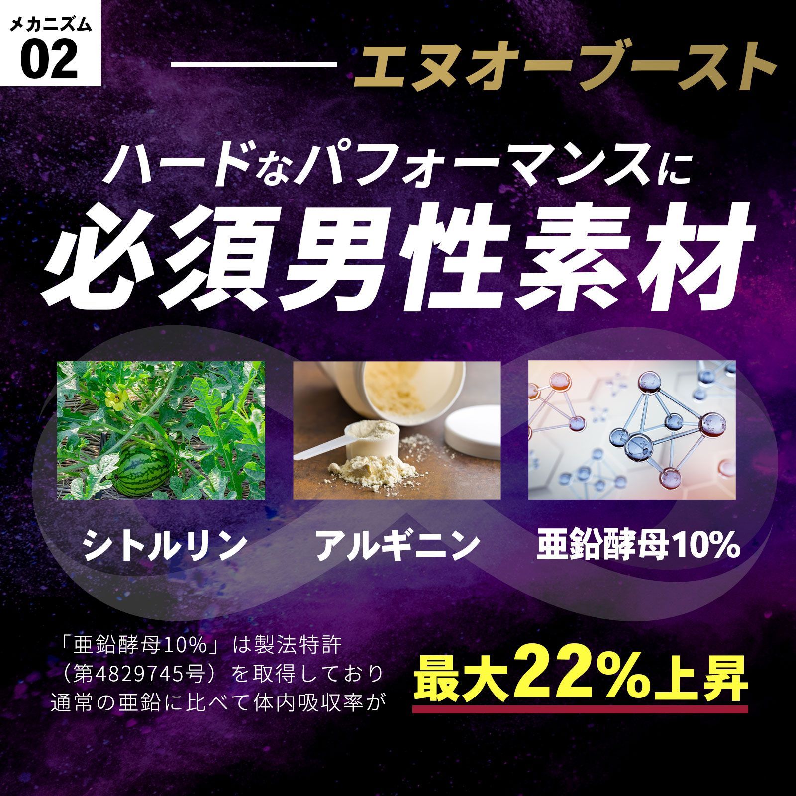 オクタゴン 特許成分6種