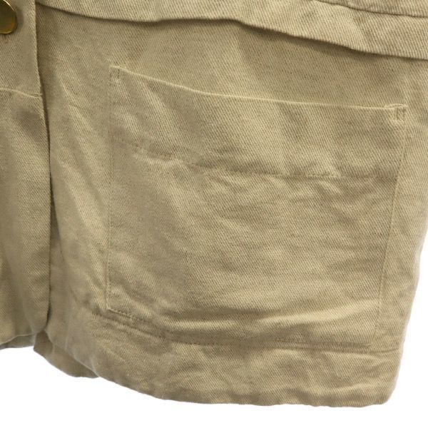 ヘンリックヴィブスコフ リネンブレンド ジャケット ホワイト HENRIK  