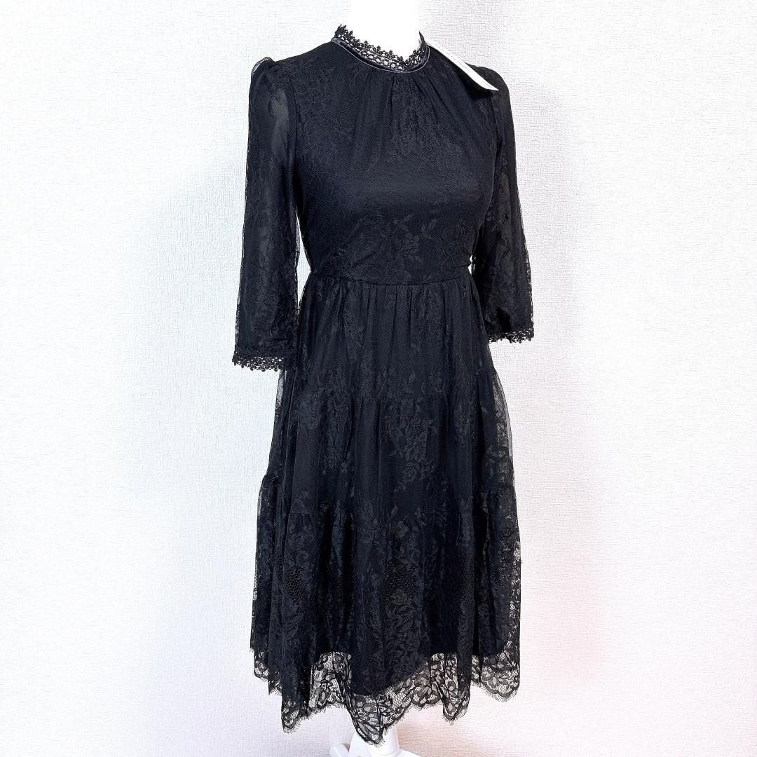 定価4.5万 JILL STUART ワンピース 0 黒レース
