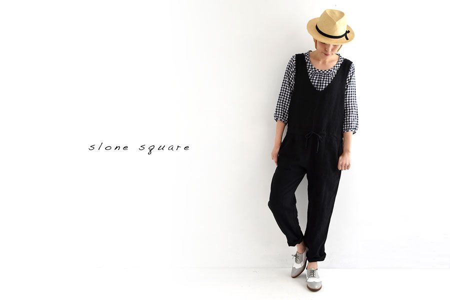 美品＊slone square スロンスクエア　ベルギー リネン オールインワン 楽天市場】＊【10%OFFクーポン対象商品】【slone square スロン