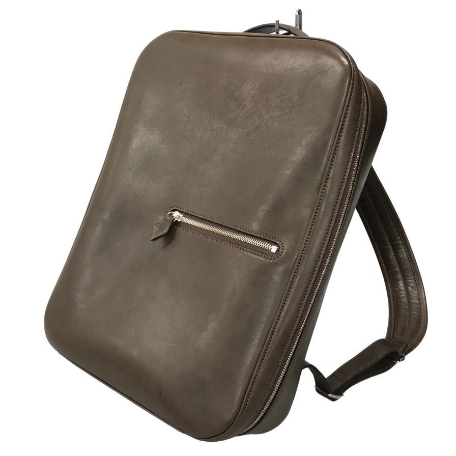 万双　双鞣和地 ビジネスリュック　ダークブラウン 双鞣和地 ビジネスリュック | 万双公式オンラインショップ