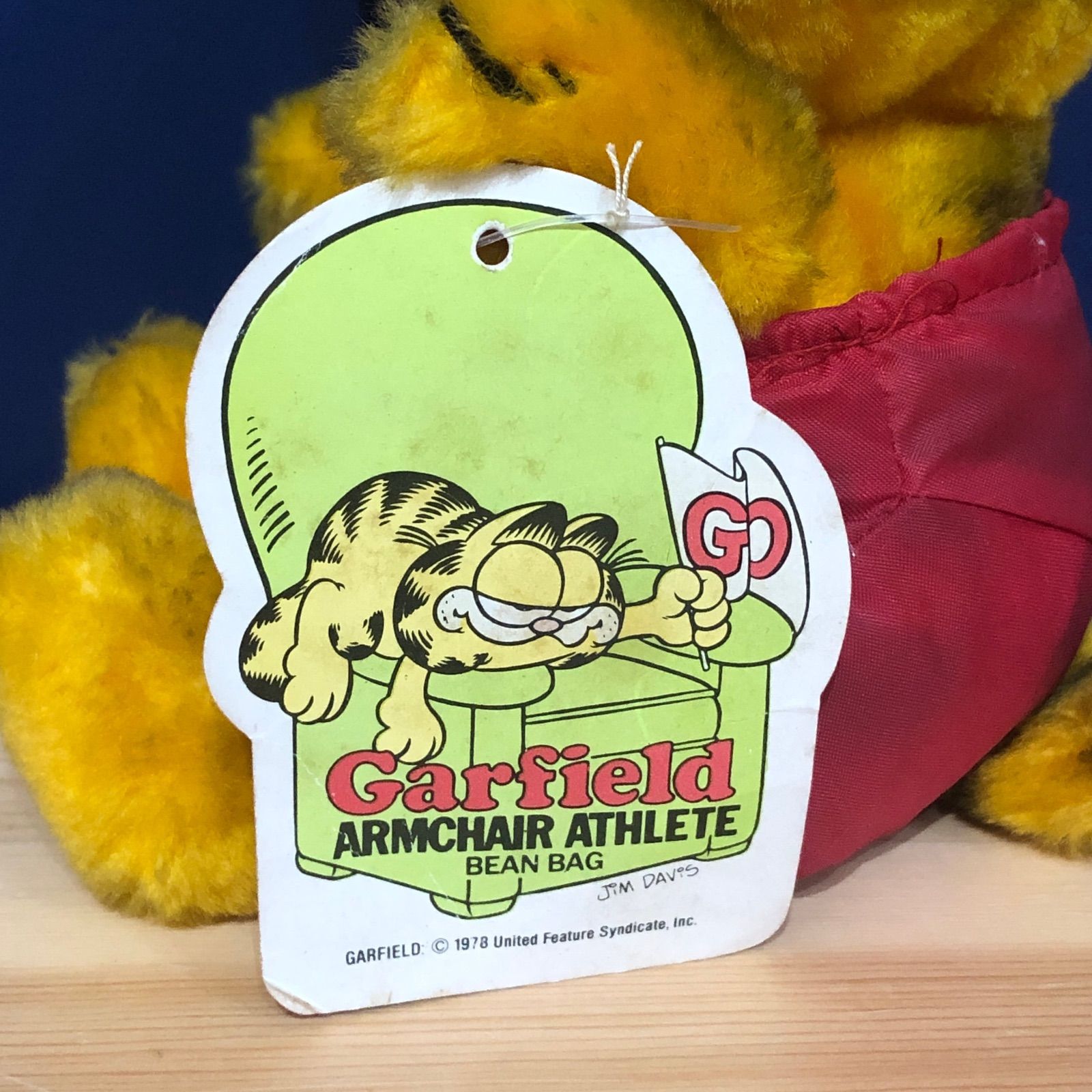 80’s デッドストック　ガーフィールド キャンプスタイル ぬいぐるみ Dead Stock>80s GARFIELD TOY / 80年代 デッドストック ガーフィールド