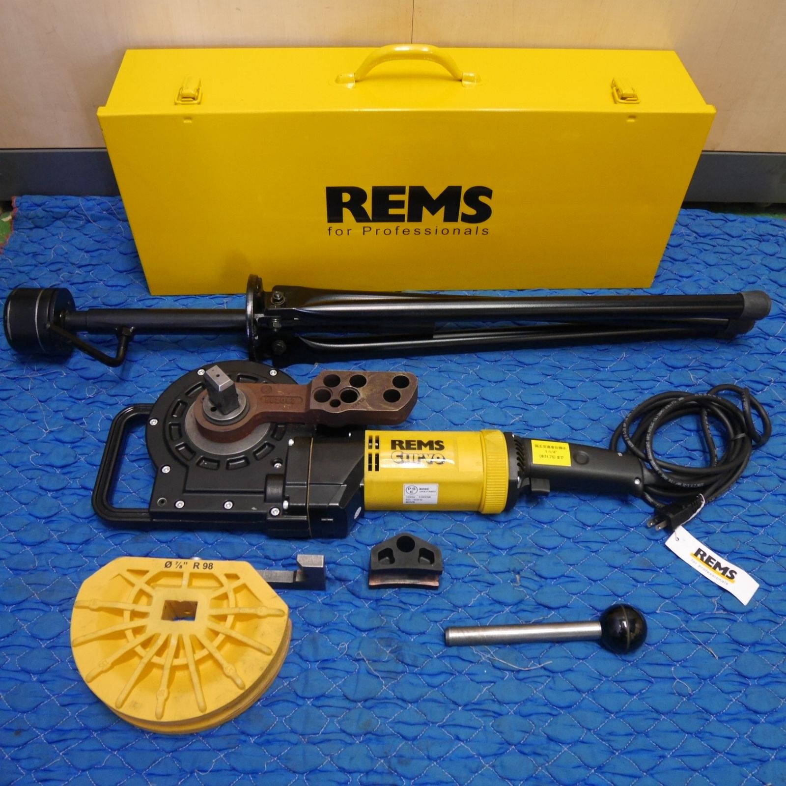 送料無料 キレイ 付属品付き REMS イチネン TASCO 電動 ベンダー TA515EK-N 電動 工具 タスコ パイプベンダー