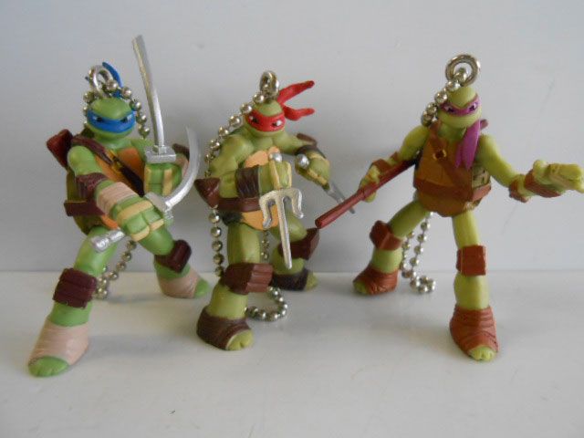 ♯Kut09DZ ミュータントタートルズフィギュアマスコット全5種 ♯Kut09DZ ミュータントタートルズフィギュアマスコット全5種