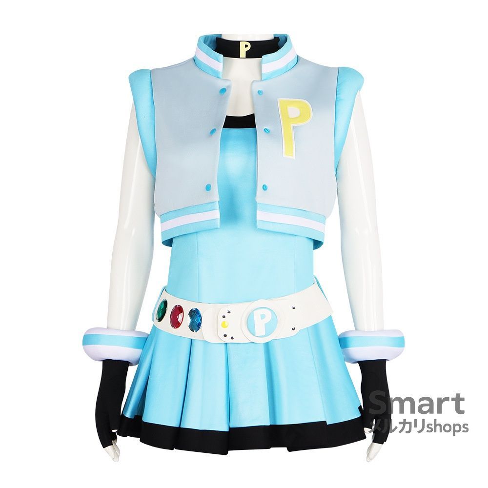コスプレ 衣装 パワーパフガールズZ ブロッサム 花花 超能戦士風