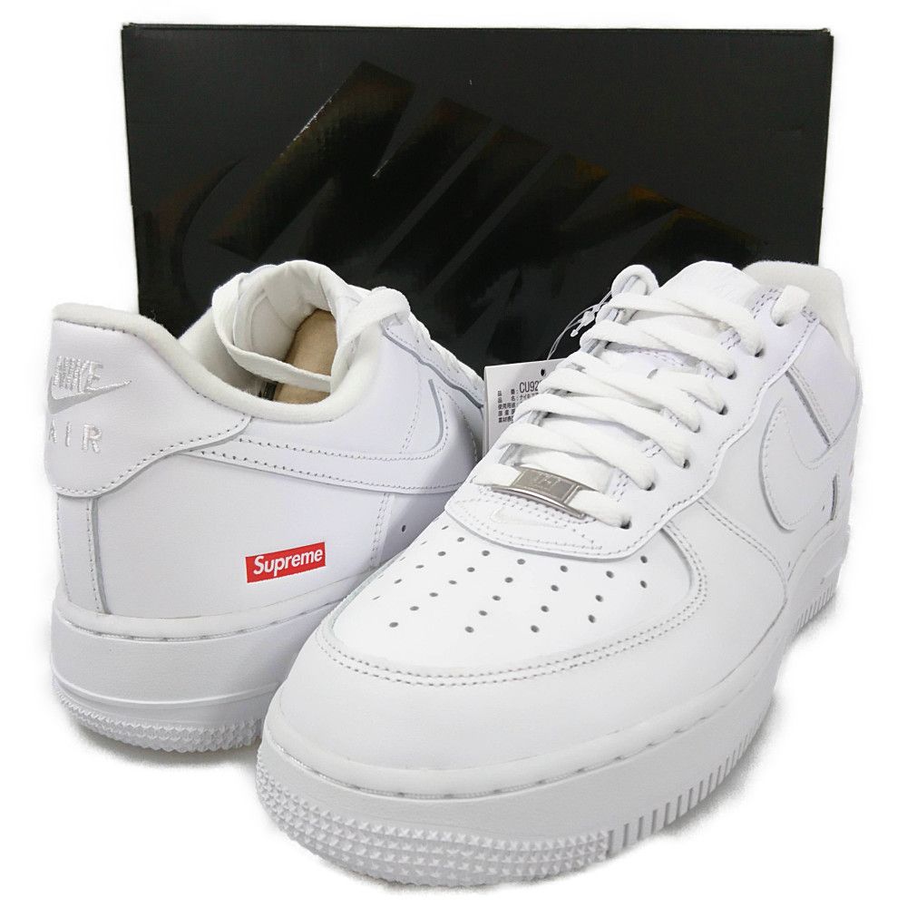 靴/シューズSupreme Nike Air Force 1 white 26cm