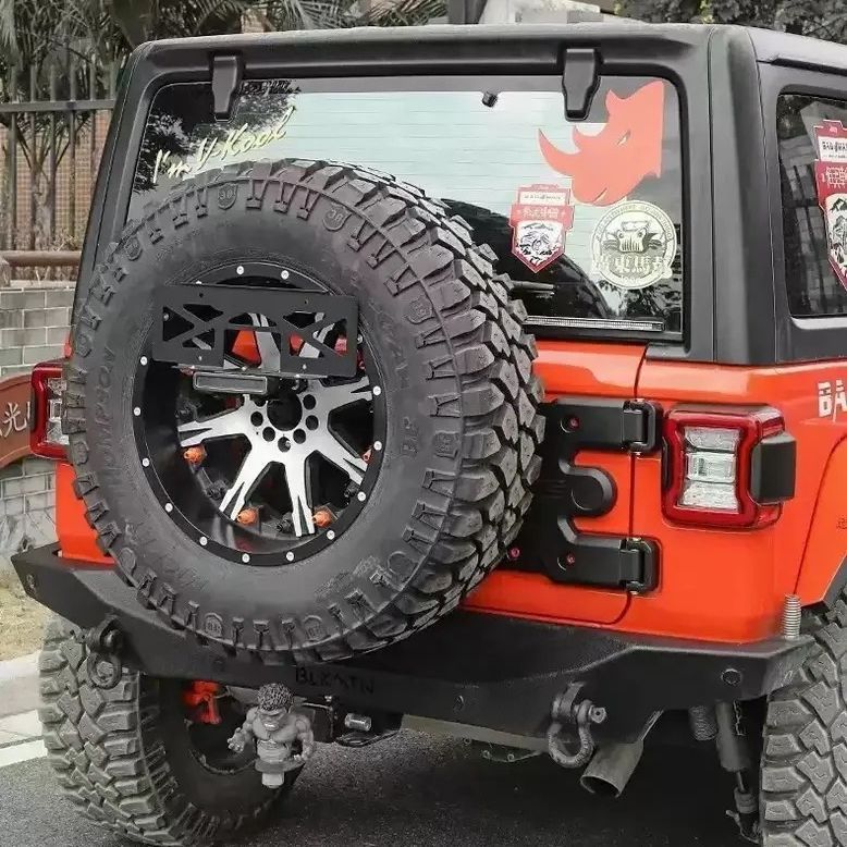 JEEP ジープ 牧馬人 JL 2018-2025 RRスペアタイヤヒンジ 強化ヒンジブラケット 荷葉支架|5.16