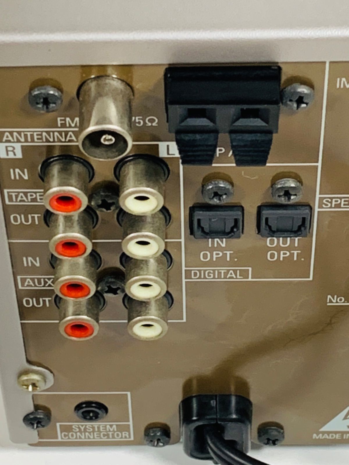 DENON ミニコンポ D-MG33 CD MD TUNER AMP - メルカリ