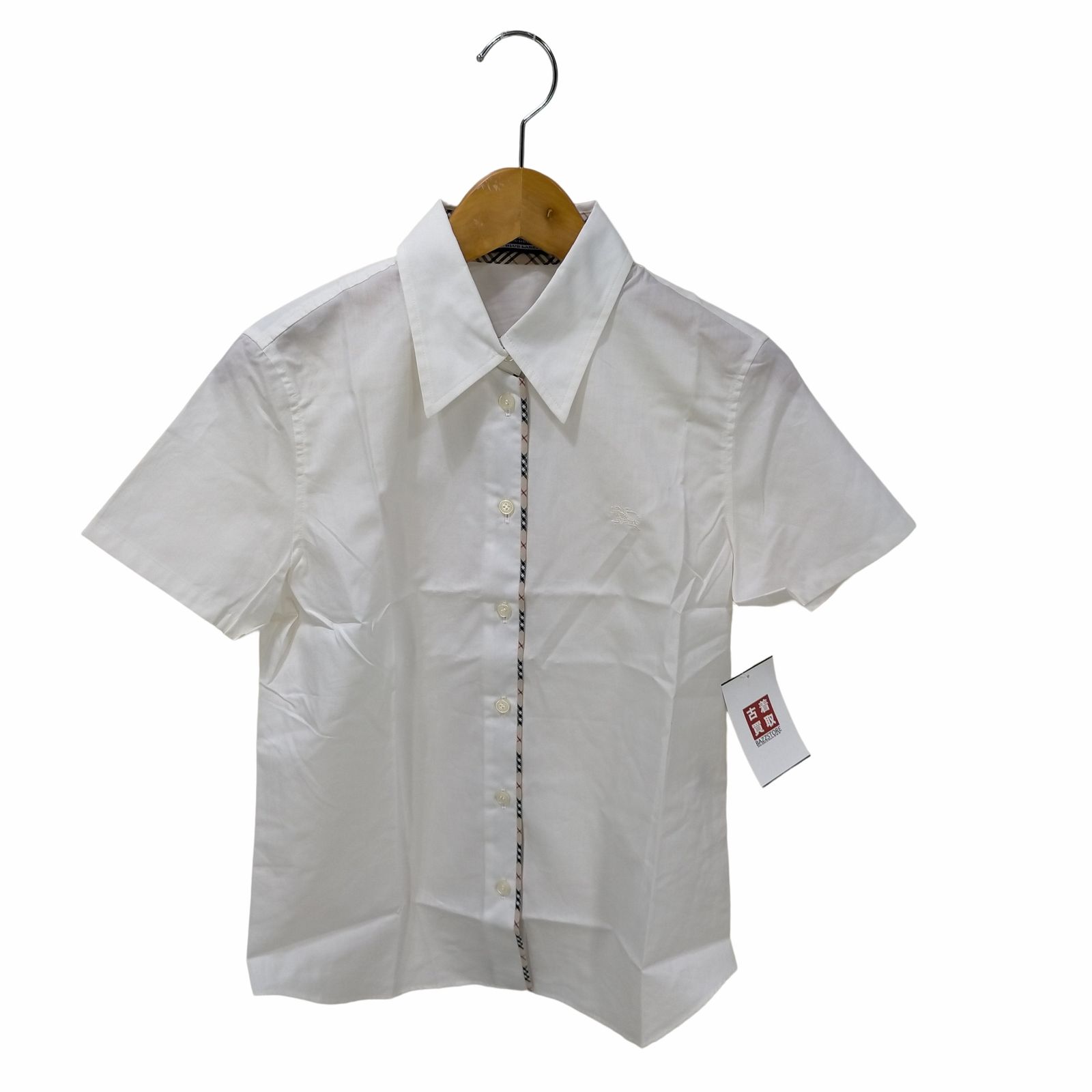 Burberry Blue label 38 半袖　シャツ　バーバリー BURBERRY BLUE LABEL - バーバリーブルーレーベル 半袖シャツ